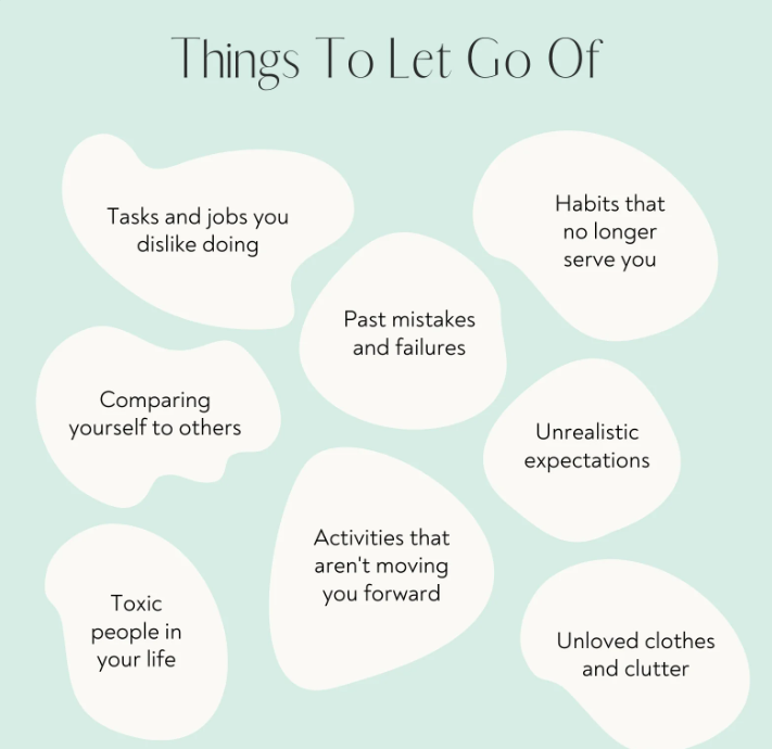 how to let things go