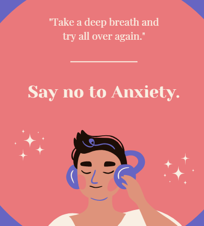 deep breaths to reduce anxiety