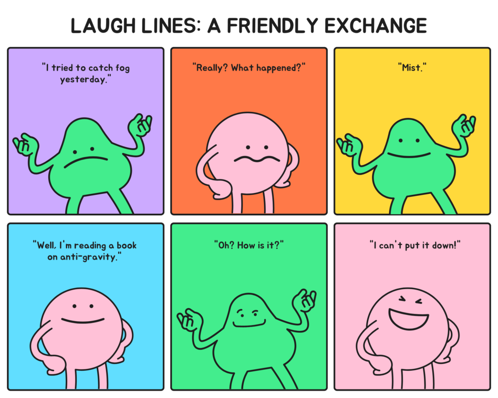 Laugh Lines: A Friendly Exchange