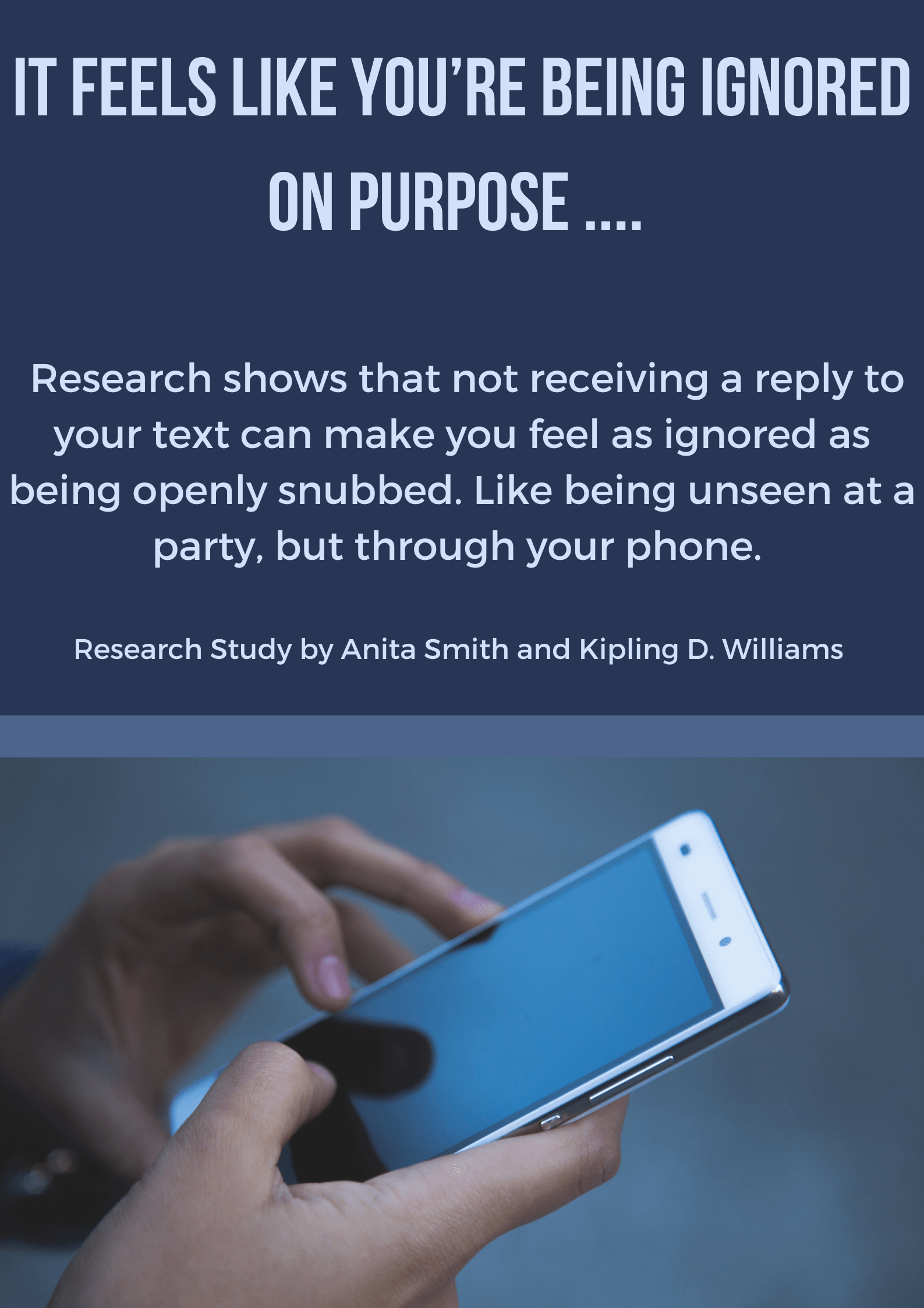 research not getting a text back