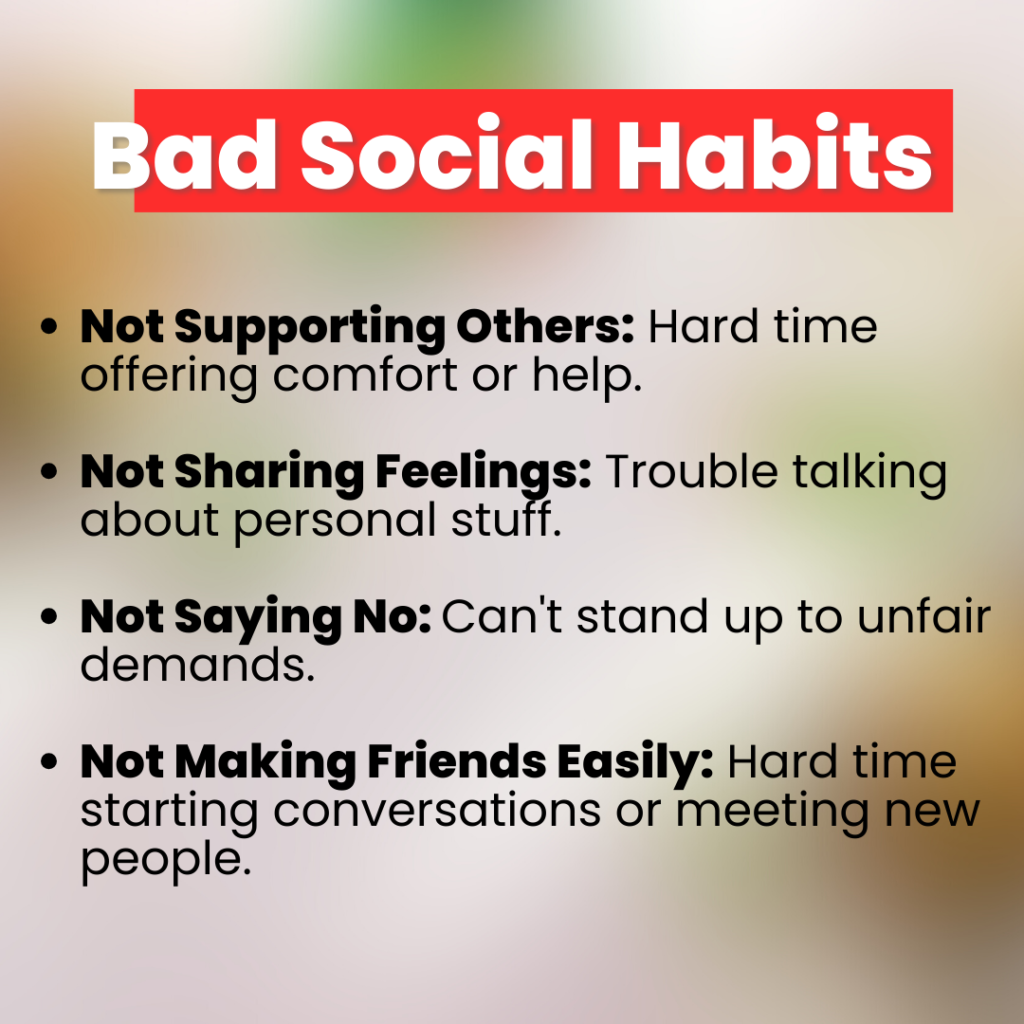 bad social habits